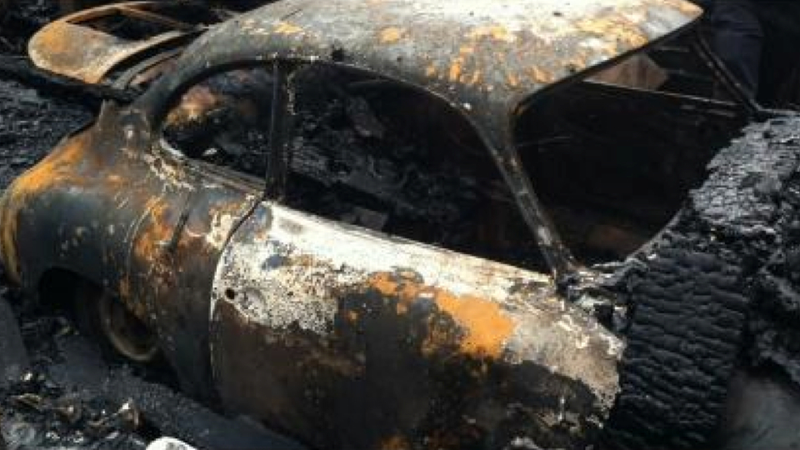 Illustration for article titled Here's The Aftermath Of Last Week's Devastating $2 Million Classic Car Fire
